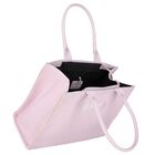 Girls Pink Straw Tote Bag, 3, hi-res
