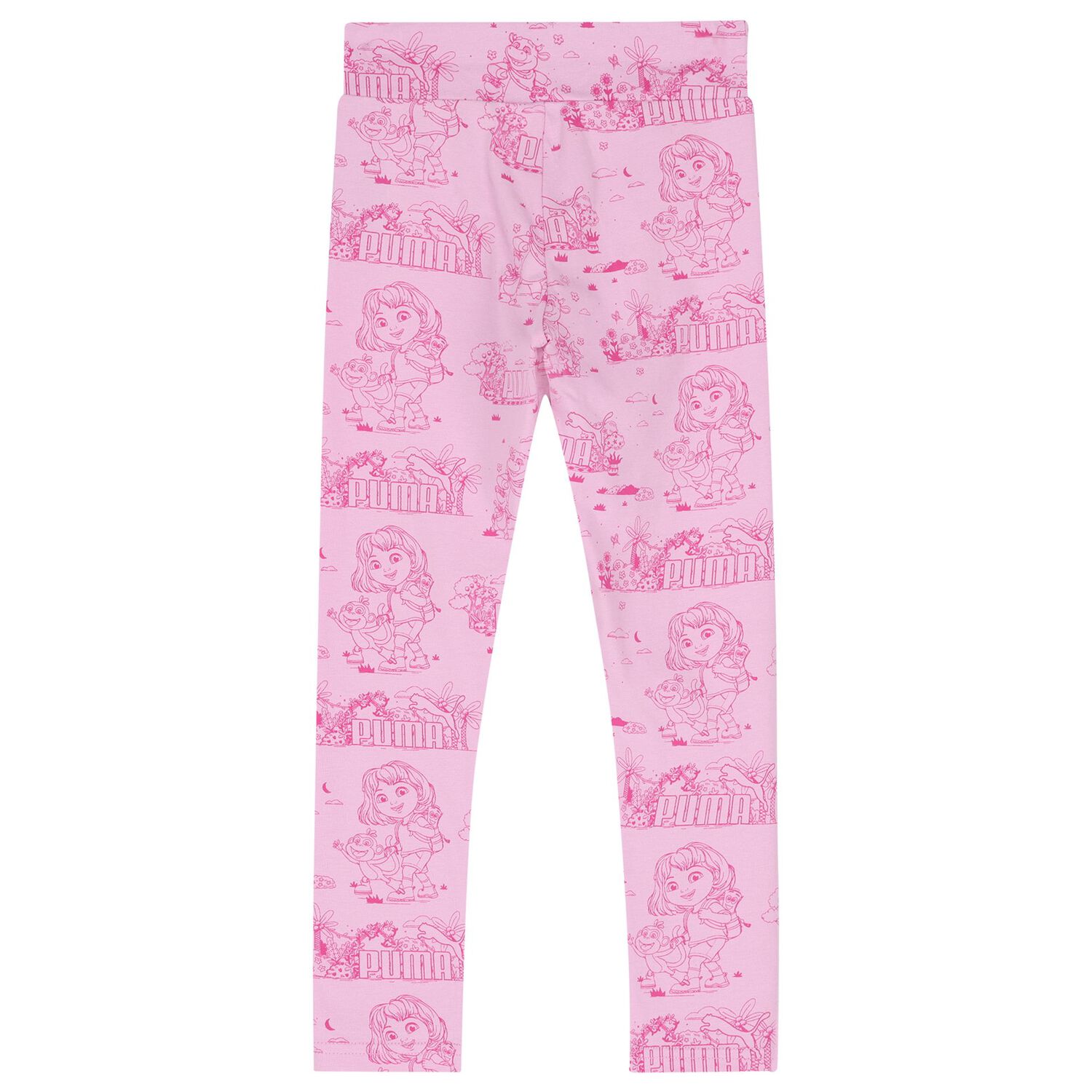Girls Pink Dora The Explorer Leggings, 1, hi-res