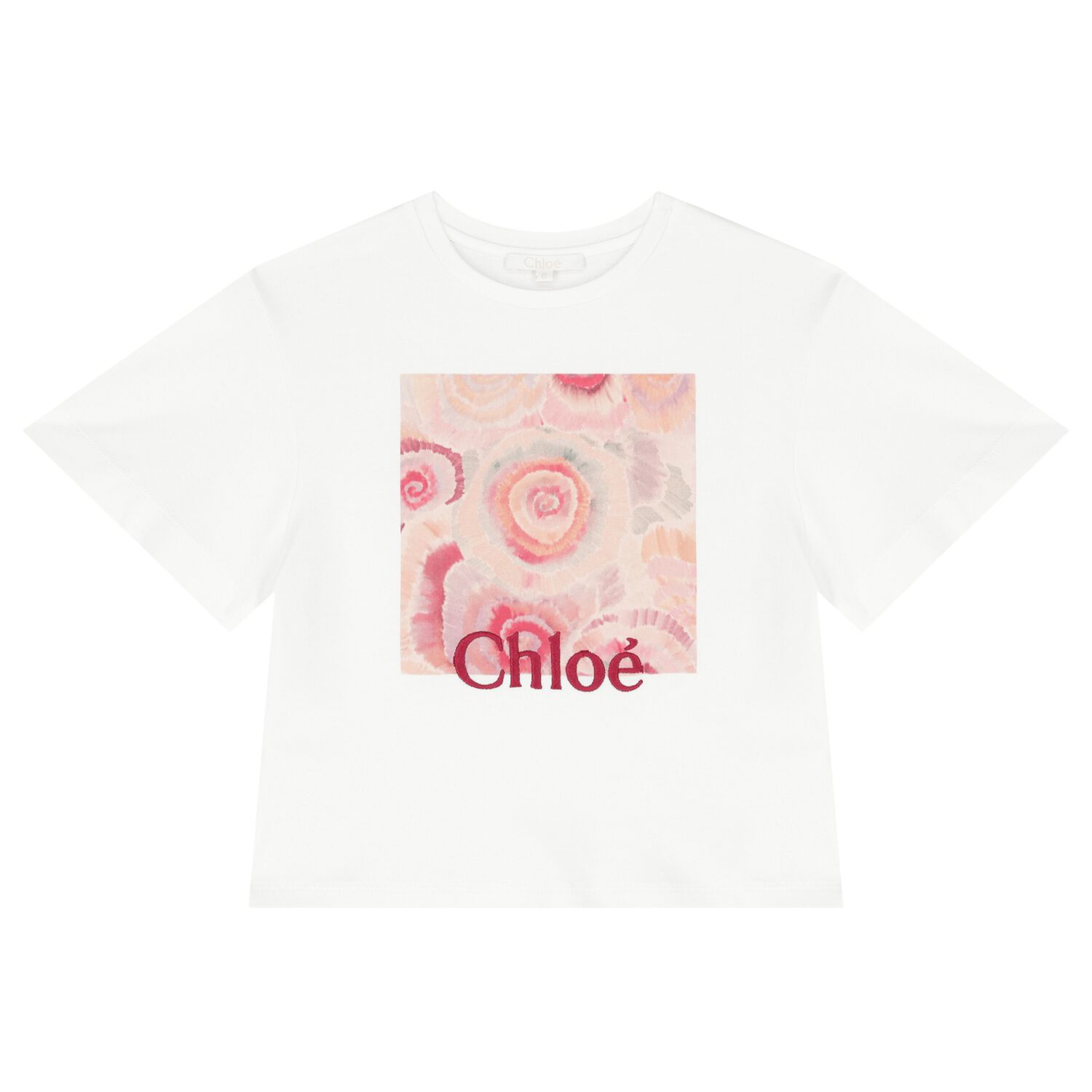 Girls Ivory Logo T-Shirt, 1, hi-res image number null