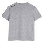 Boys Mini Me Grey Ikon Karl Logo T-Shirt , 1, hi-res