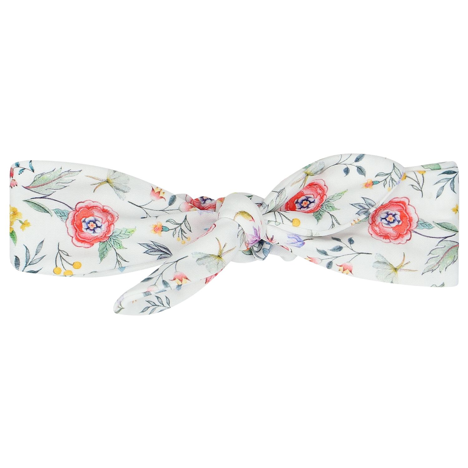 Baby Girls White Floral Headband, 1, hi-res
