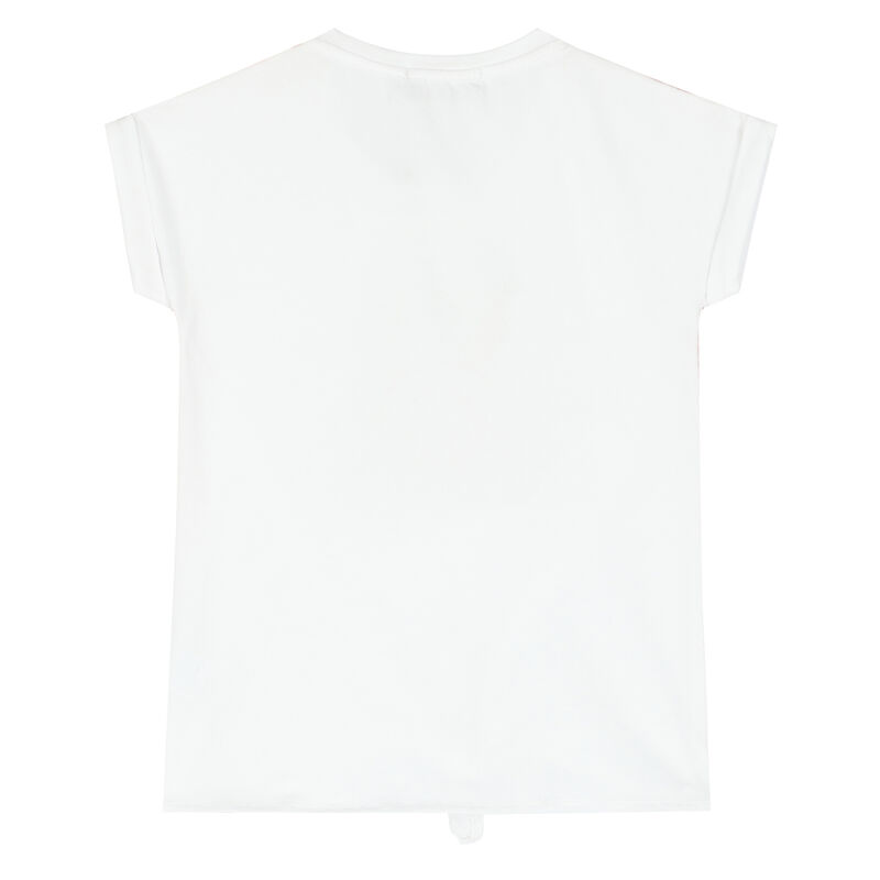 Girls White Logo T-Shirt, 1, hi-res image number null