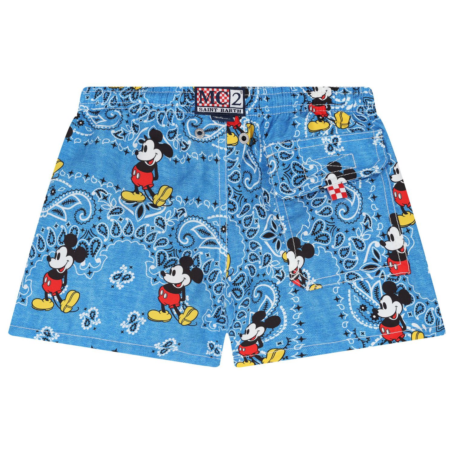 Boys Blue Mickey Mouse Swim Shorts, 1, hi-res image number null