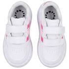 Girls White & Pink Breaknet 3.0 Trainers, 2, hi-res