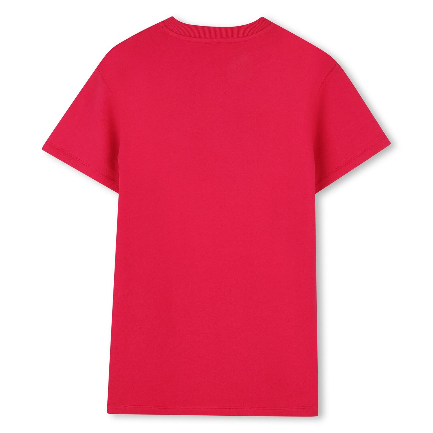 Girls Pink Embellished Logo Dress, 1, hi-res