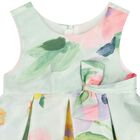 فستان بنات مزين بالزهور متعدد الألوان , 1, hi-res