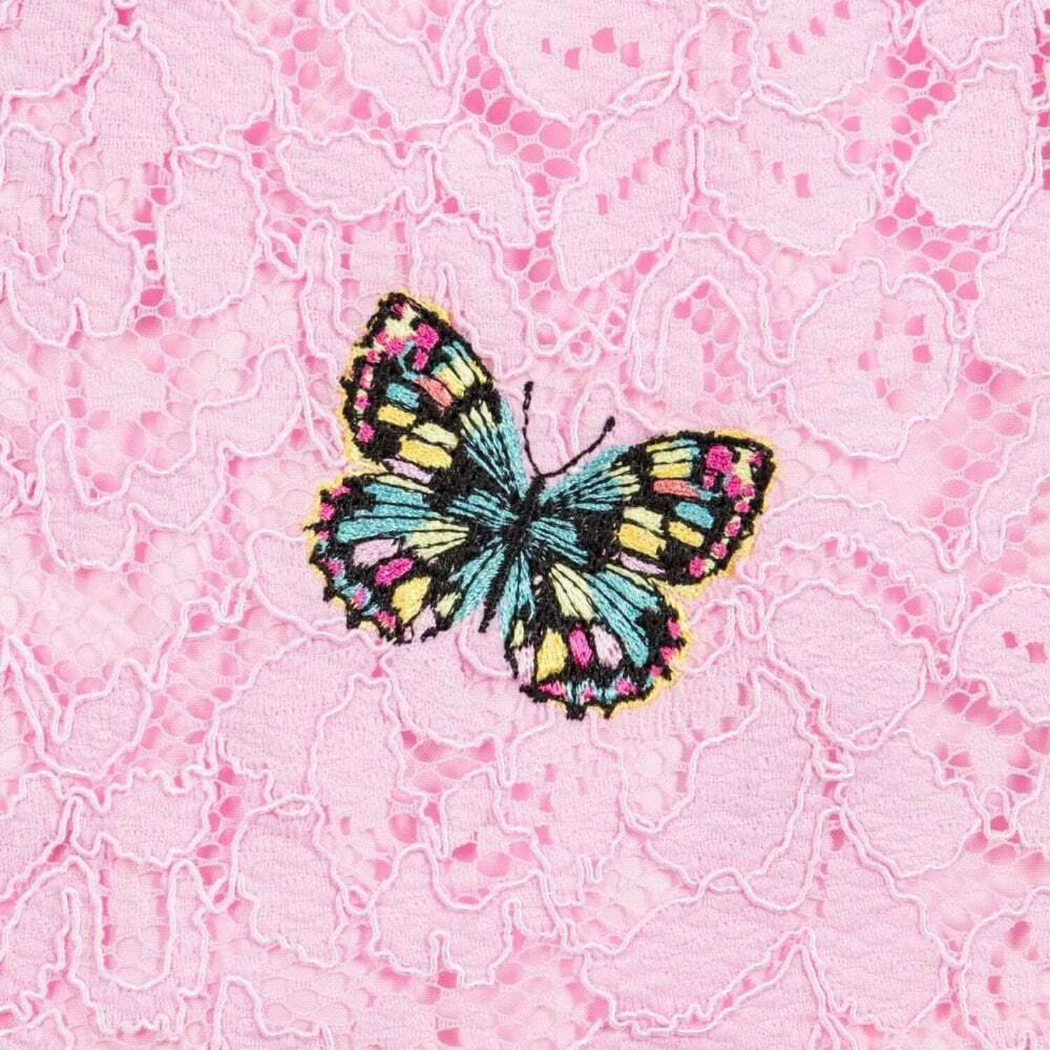 جاكيت بوليرو دانتيل باللون الوردى, 1, hi-res image number null