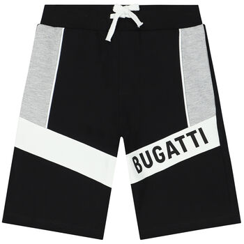 Boys Black Logo Shorts