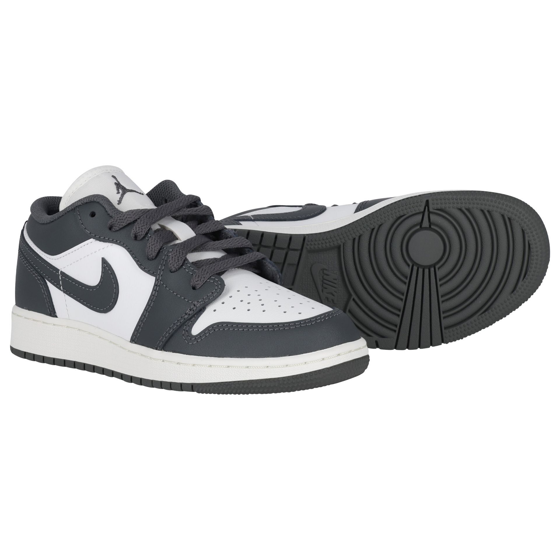 jordan 1 junior grey and white