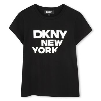 Girls Black Logo T-Shirt