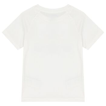 Girls White Logo T-Shirt