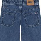 Girls Blue Denim Jeans, 1, hi-res