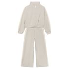 Girls Beige & Ivory Tracksuit, 1, hi-res