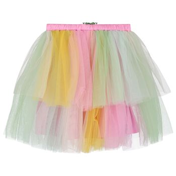 Gilrs Multicolored Tulle Skirt 