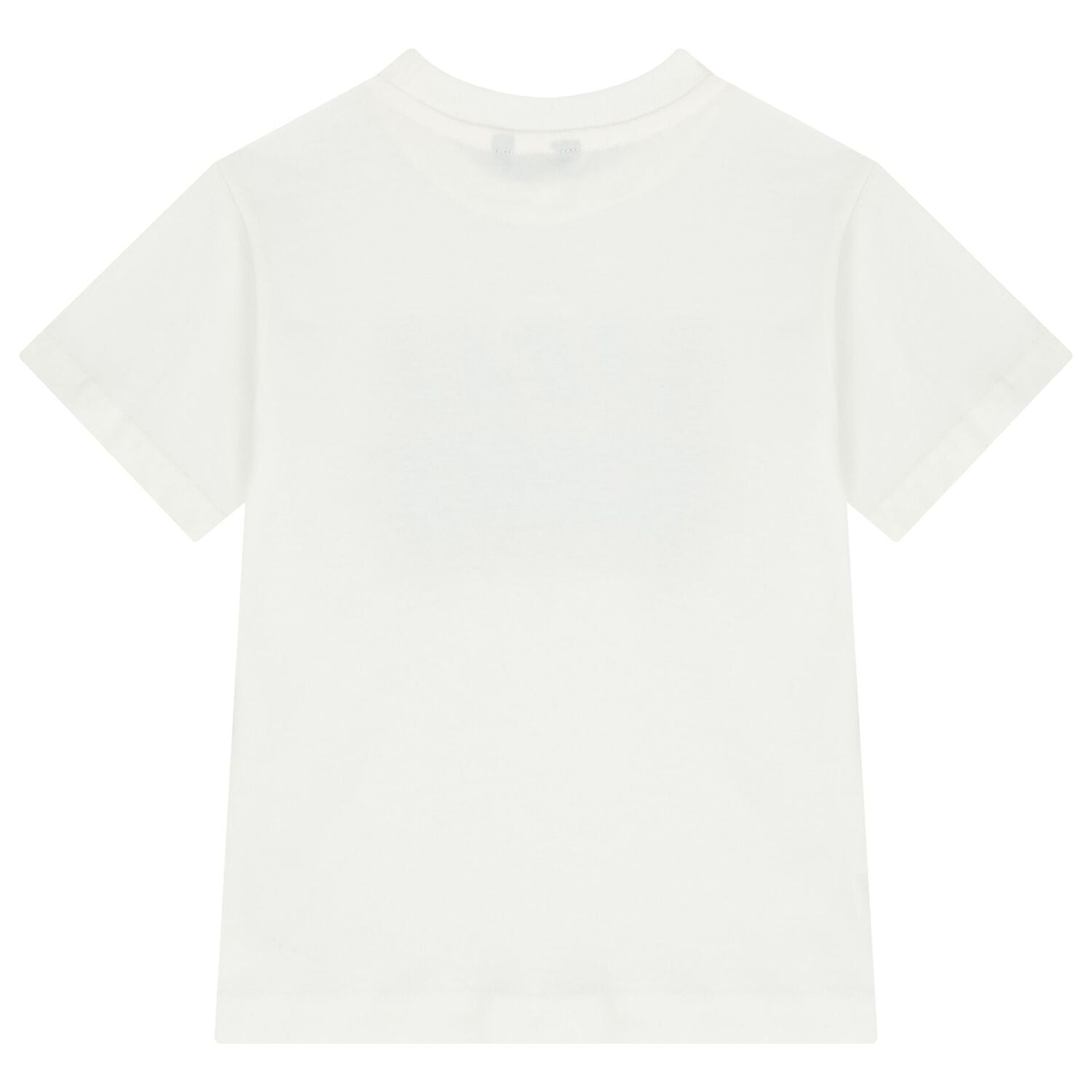 Boys White & Beige Shorts Set, 1, hi-res