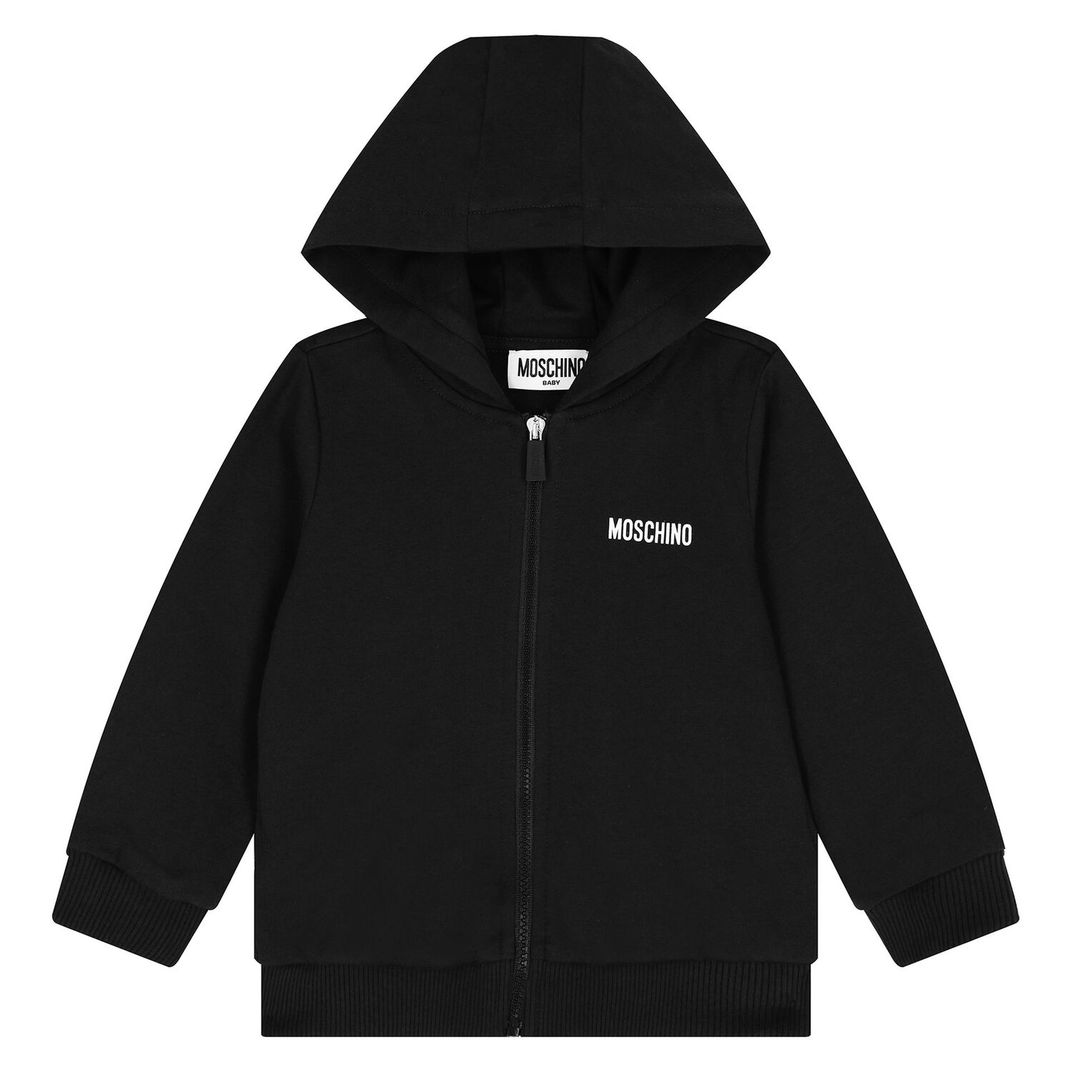 Younger Black Teddy Bear Logo Tracksuit, 4, hi-res