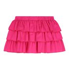 Girls Ivory & Pink Skirt Set, 1, hi-res