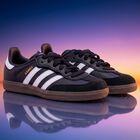 Black Samba OG Trainers, 1, hi-res