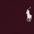 Boys Burgundy Logo T-Shirt, 1, hi-res