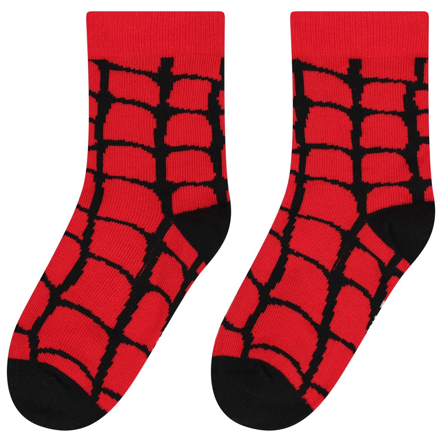 Boys Black & White Marvel Logo Socks ( 3-Pack ), 1, hi-res