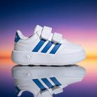 White & Blue Breaknet 3.0 Trainers, 1, hi-res
