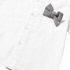 Younger Boys White & Grey Shorts Set, 3, hi-res