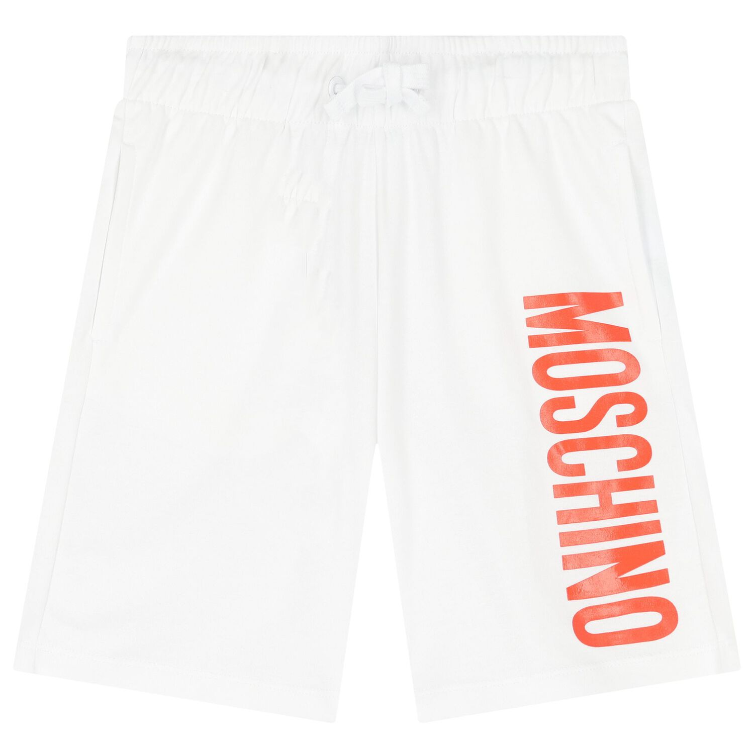 Boys Yellow & White Cotton Logo Shorts Set, 3, hi-res