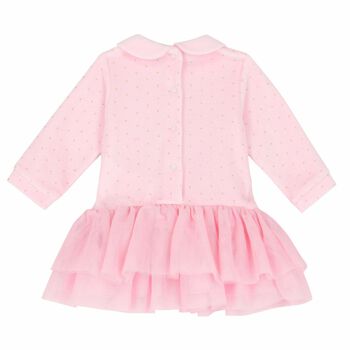 Baby Girls Pink Cat Dress