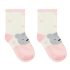 Baby Girls Pink & Ivory Socks ( 4-Pack )&Acirc;&nbsp;, 1, hi-res
