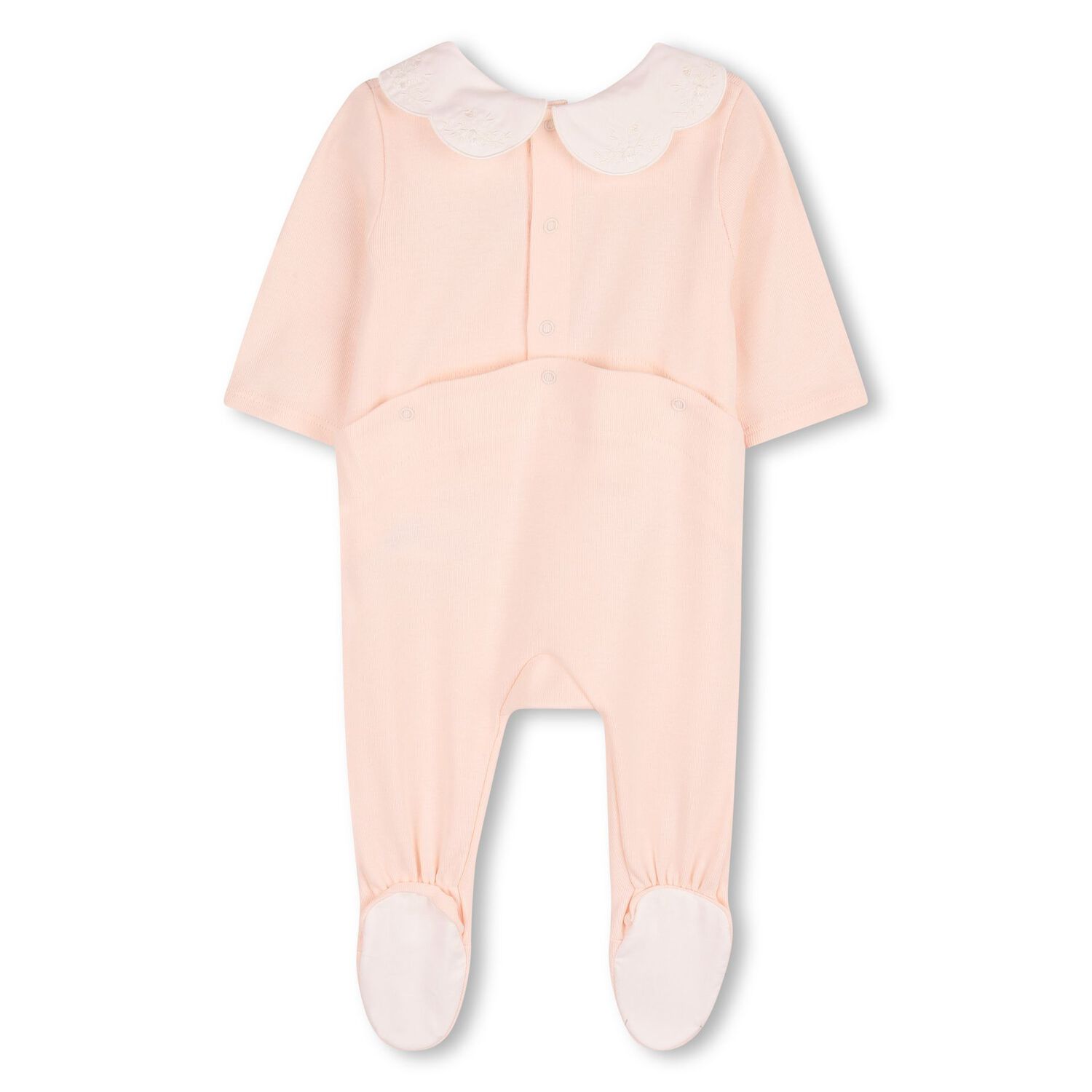 Baby Girls Pink & White Logo Babygrow Gift Set, 1, hi-res