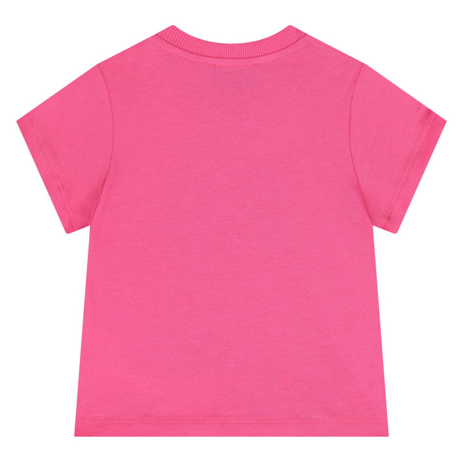 Younger Girls Pink & White Teddy Bear Shorts Set, 5, hi-res