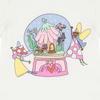 Girls White Logo Fairy T-Shirt, 1, hi-res