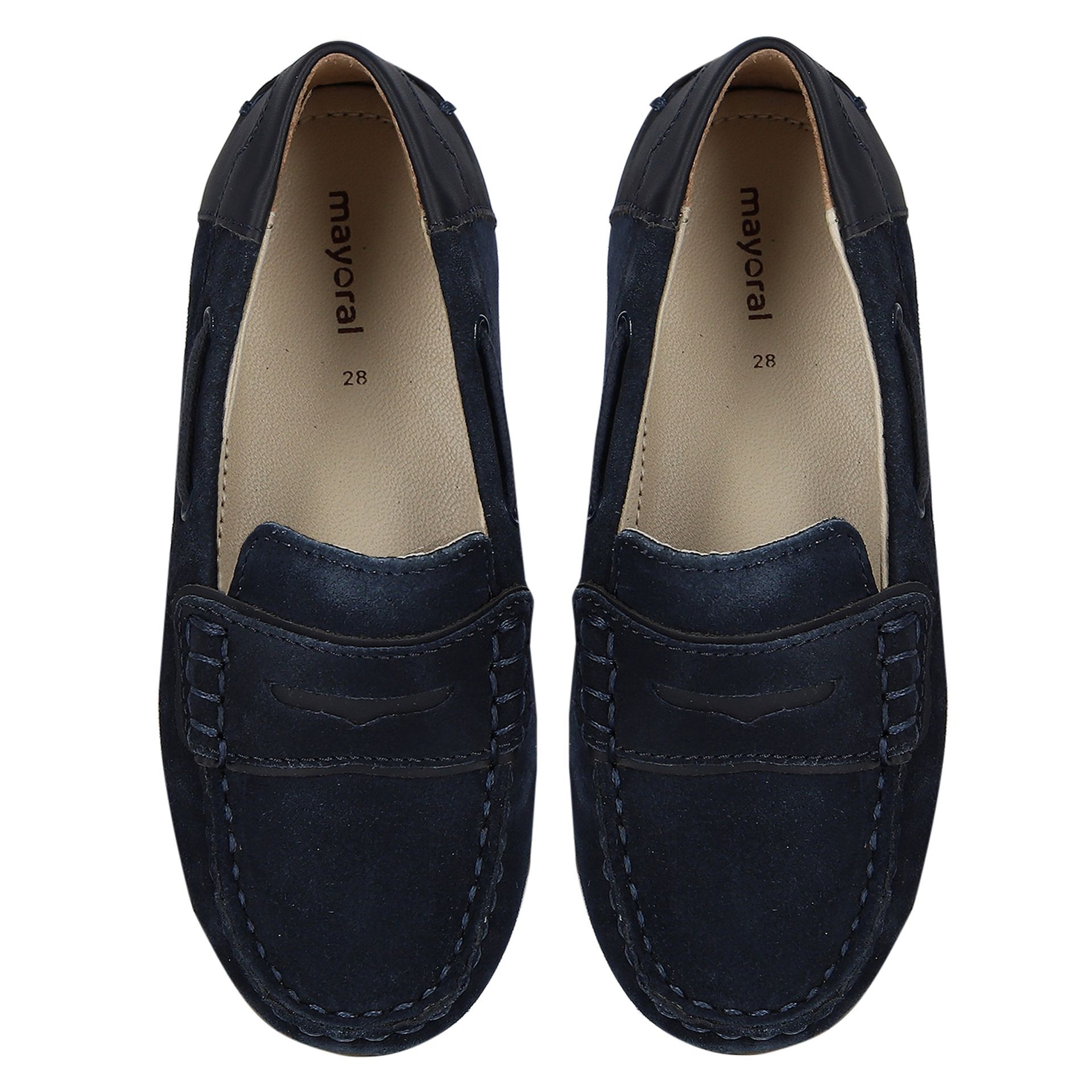 Boys navy suede loafers shop
