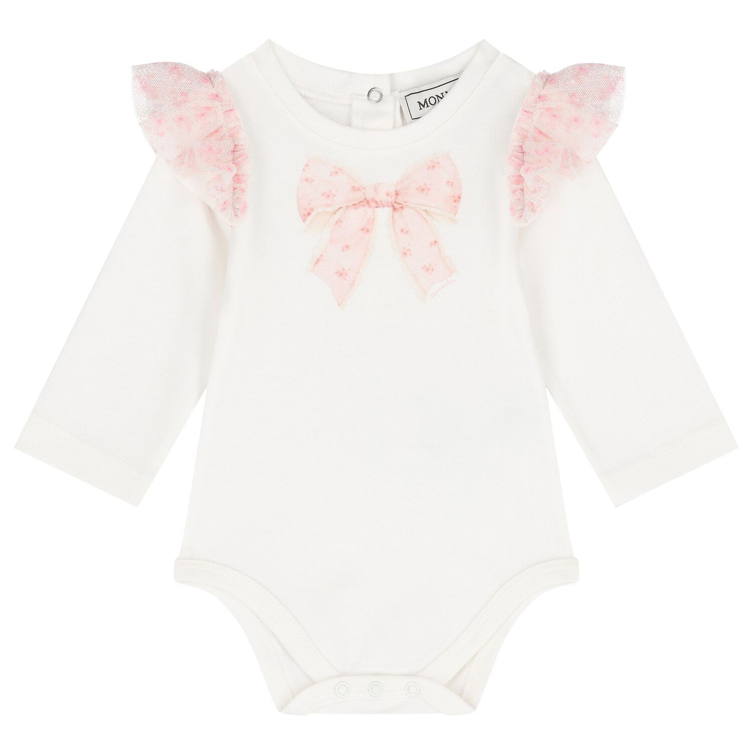 طقم هدايا بودي سوت بنات باللون العاجى والوردي, 1, hi-res