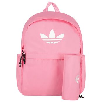 Girls Pink Logo Backpack