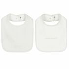 Ivory & Beige Logo Bibs ( 2-Pack ), 3, hi-res