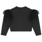 كارديجان محبوك باللون الكحلي للفتيات, 1, hi-res