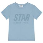 Boys Blue Logo T-Shirt, 1, hi-res