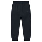 Boys Black Joggers, 4, hi-res