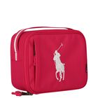 Girls Pink Logo Lunch Box ( 23cm ), 3, hi-res