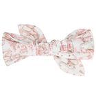 طقم بنات رومبير و ربطة راس أفريكا باللون الوردي والأبيض, 1, hi-res