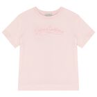 Girls Pink Logo T-Shirt , 1, hi-res