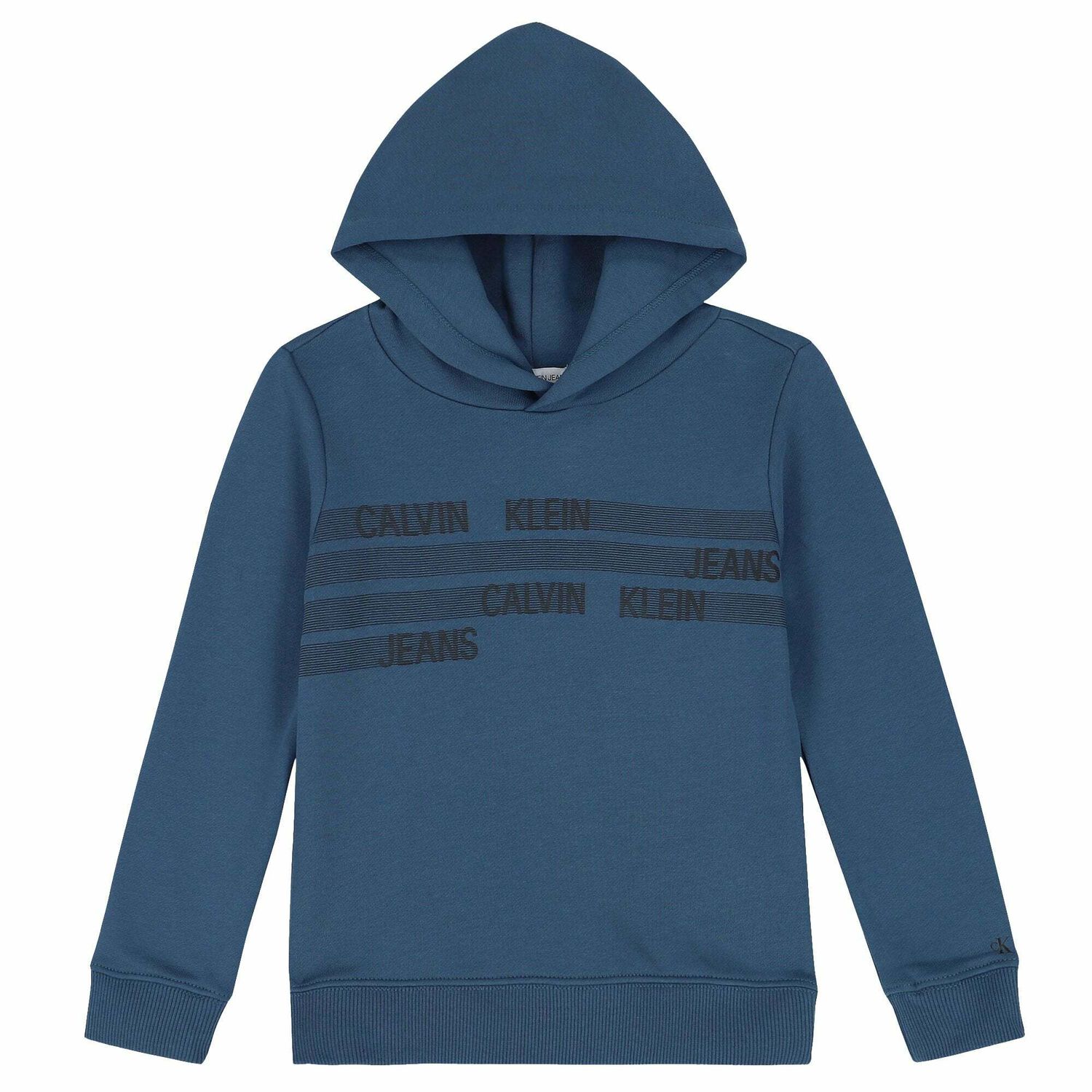 Boys Blue Logo Hooded Top, 2, hi-res image number null