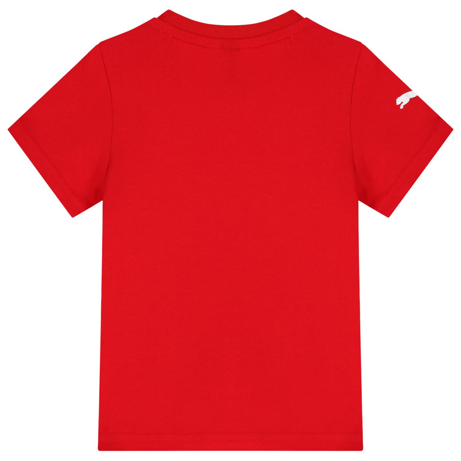 Boys Red Ferrari Logo T-Shirt, 2, hi-res