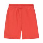 Boys Red Logo Shorts, 1, hi-res