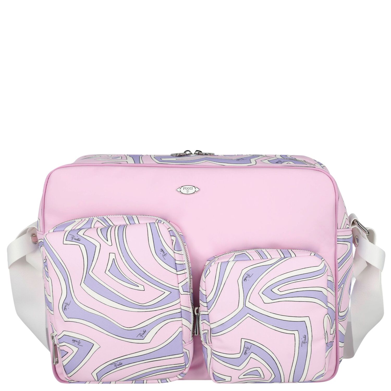 Pink & Lilac Labirinto Baby Changing Bag ( 40CM )  , 1, hi-res