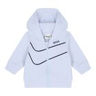 Baby Boys Blue & Navy Blue Logo Tracksuit Gift Set, 1, hi-res