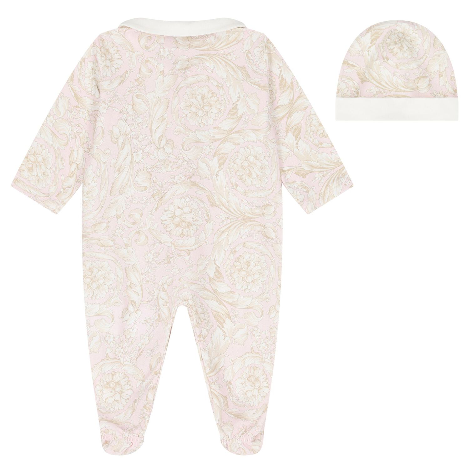 Baby Pink Barocco Babygrow Gift Set, 1, hi-res image number null