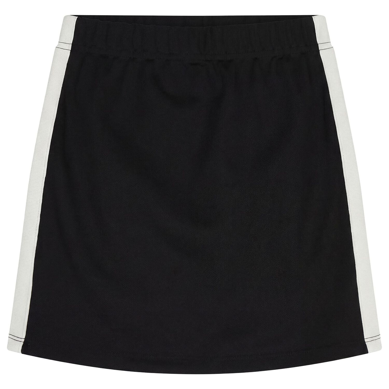 Girls Black Logo Skirt, 1, hi-res