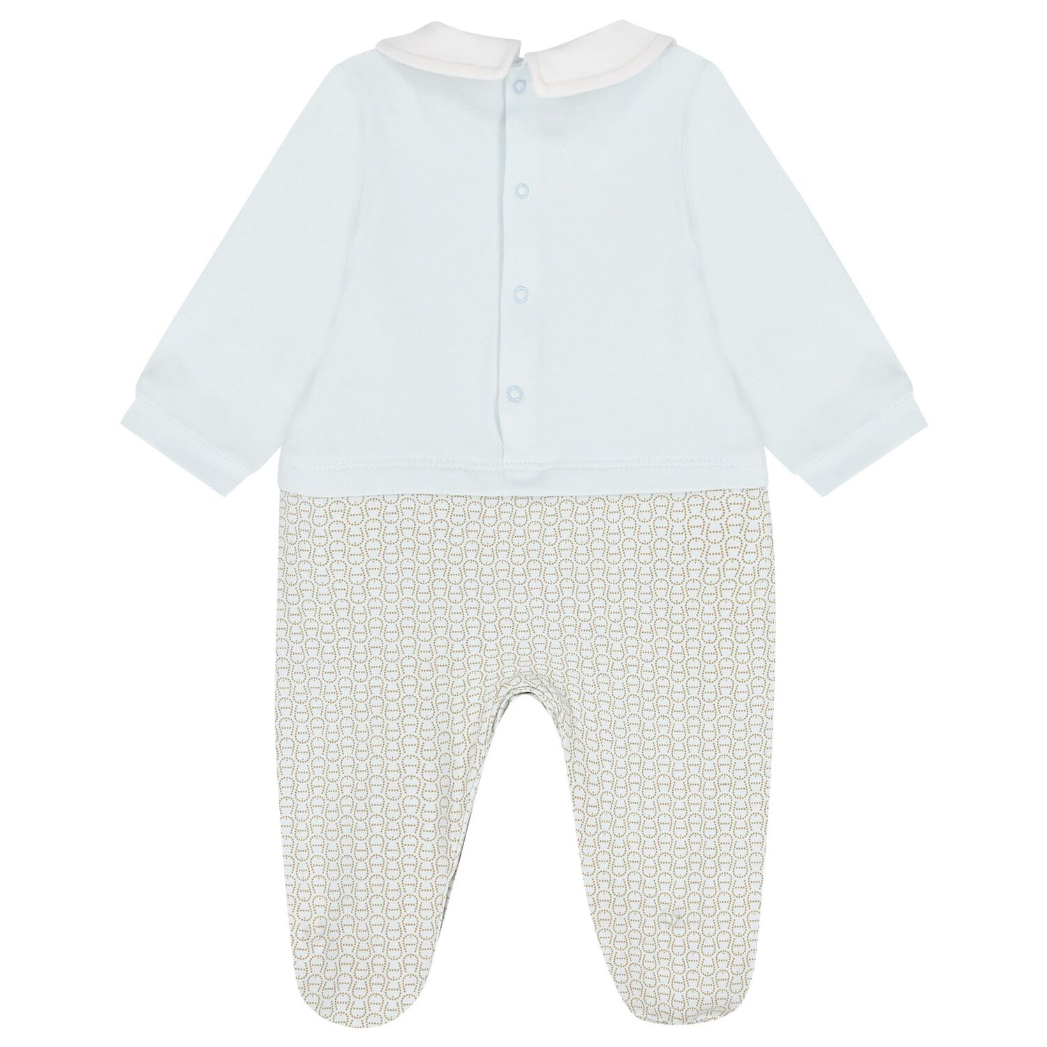 Baby Boys Blue Logo Babygrow, 2, hi-res